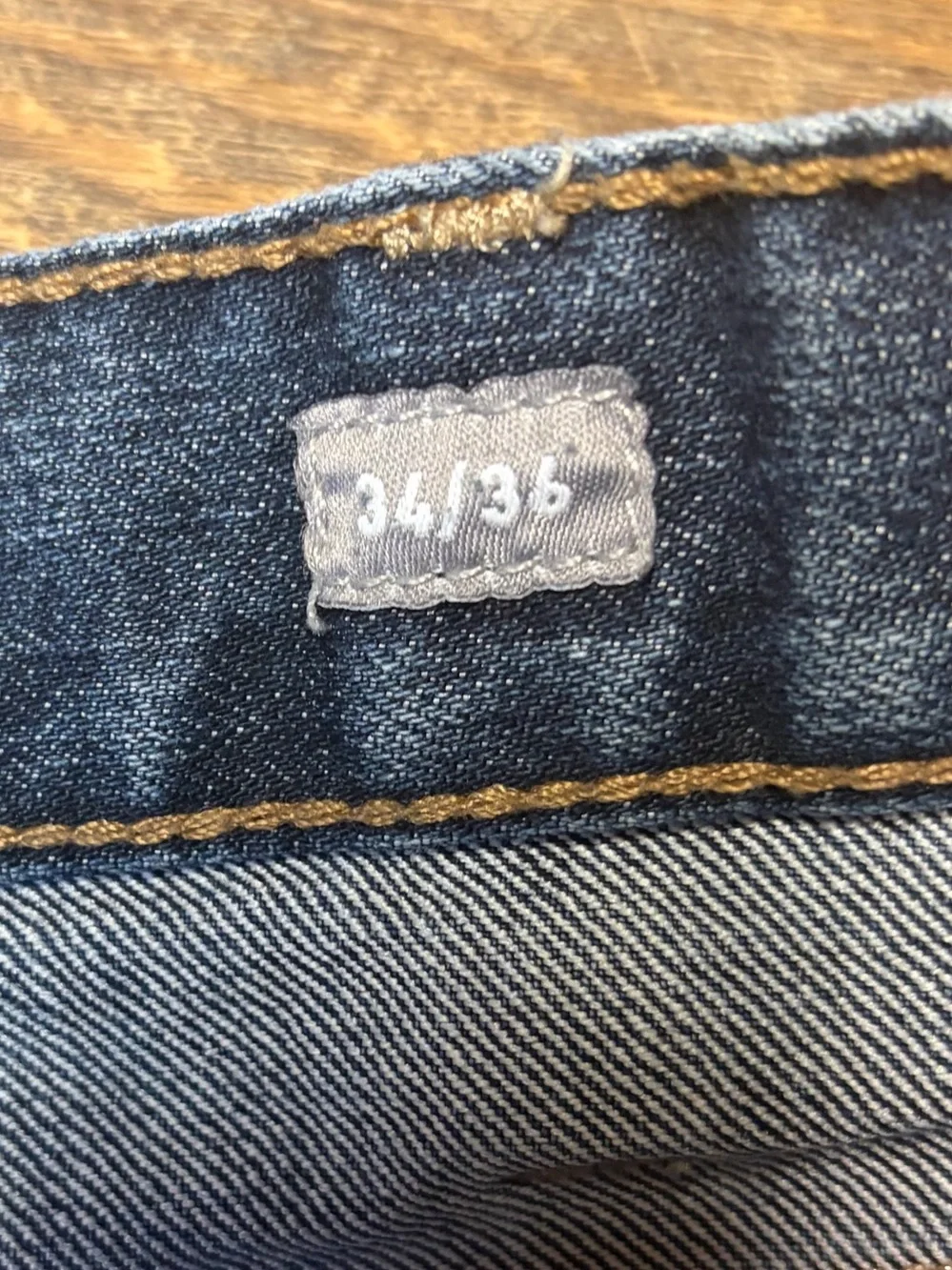 Ariat M5 Straight Fit Straight Leg Jeans Mens 34x36 Blue Denim Rebar